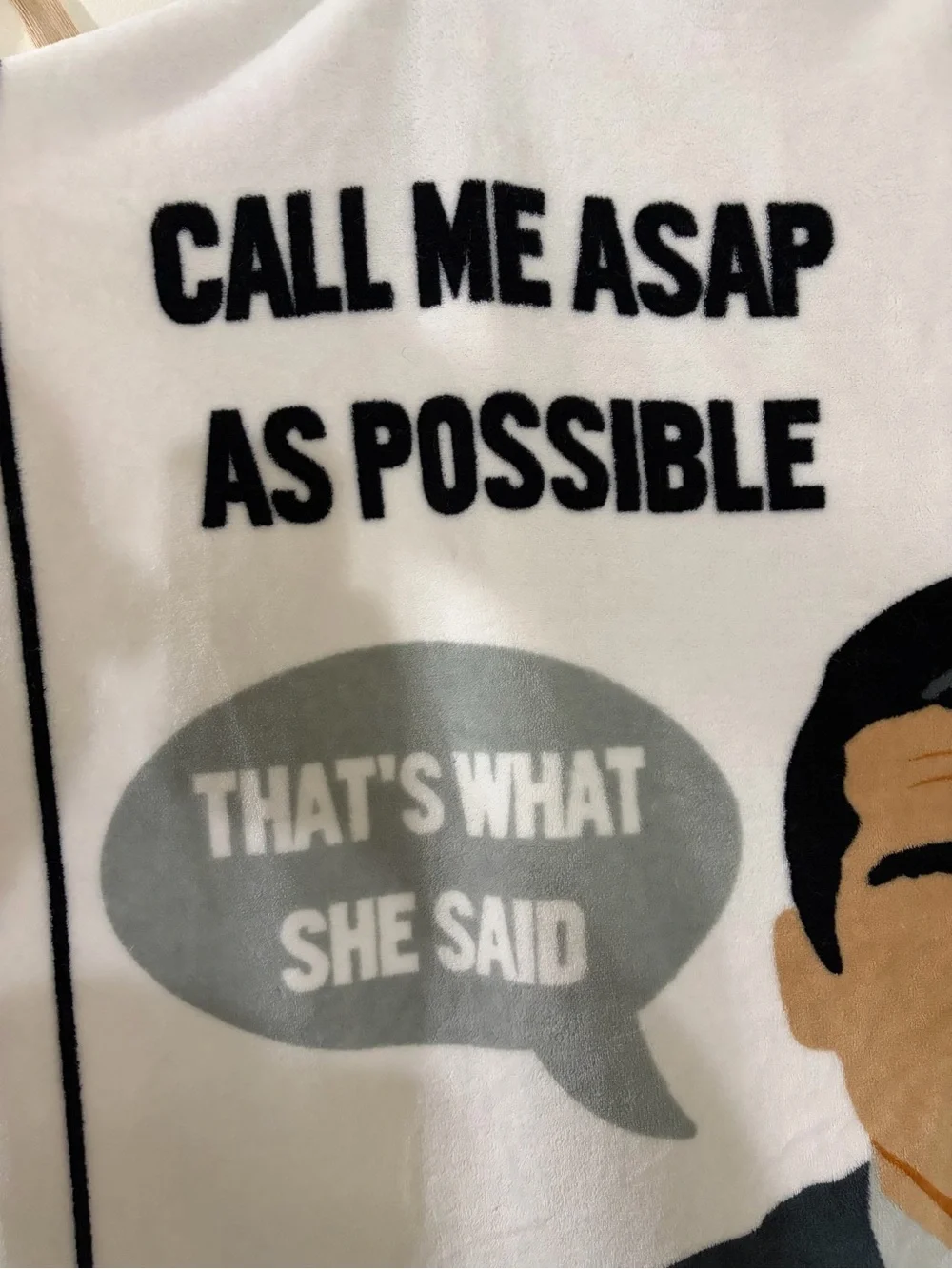 The Office Michael Scott Quotes Plush Fleece Throw Blanket World’s Best Boss